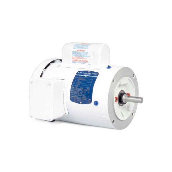 Baldor-Reliance Motor VWDL3510, 1HP, 1725RPM, 1PH, 60HZ, 56C, 3524L, TEFC, F1, N